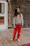 YUKI Trousers Beau Corduroy • Poppy