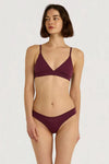 ORGANIC BASICS Soft Touch Veil High-Leg Briefs • Fig