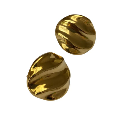 BYBJOR Retro Shape Earrings • Gold