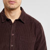 DEDICATED Shirt Varberg Corduroy • Coffee Brown