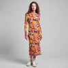 DEDICATED Rib Dress Lofta •  Flower Power Multi Color