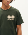 THINKING MU Solmates Zach T-Shirt • Bottle Green