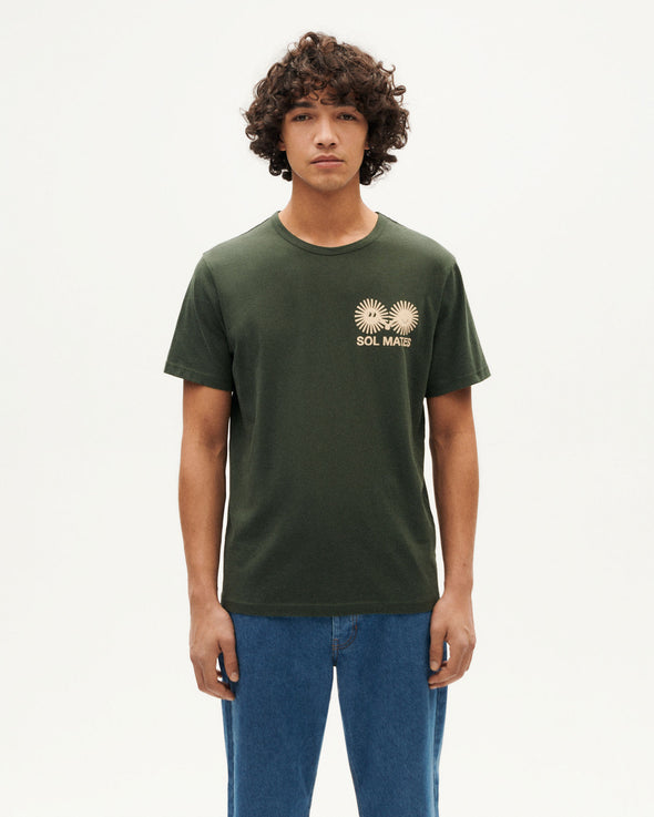 THINKING MU Solmates Zach T-Shirt • Bottle Green