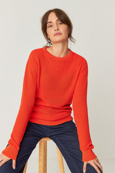 SKFK Iradi Sweater • Red tile