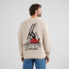 DEDICATED Mora Sweater • Fallen Skier Oat White