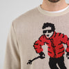DEDICATED Mora Sweater • Fallen Skier Oat White