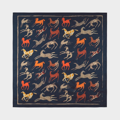 DEDICATED Kullavik Scarf • Mustang Party Black