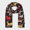 DEDICATED Rossberga Scarf • Mustang Party Black