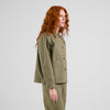 DEDICATED Stiby Herringbone Jacket • Leaf Green