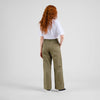 DEDICATED Vara Herringbone Workwear Pants • Leaf Green