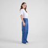 DEDICATED Vara Herringbone Workwear Pants • True Blue