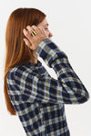 SUITE 13 Tempe Blouse Check • Mustard