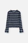 SUITE 13 Tempe Blouse Check • Mustard