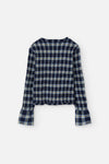 SUITE 13 Tempe Blouse Check • Mustard