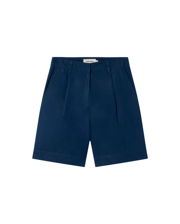 THINKING MU Hemp Lia Shorts • Blue Night