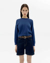 THINKING MU Philis Knit • Cobalt Flower