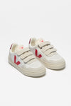 VEJA junior V-90 o.t. leather • white • pekin