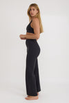 ORGANIC BASICS Active Flare Leggings • Black