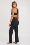 ORGANIC BASICS Active Flare Leggings • Black