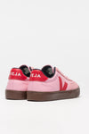 VEJA small VOLLEY leather • elastic laces • guimauve • pekin • bark