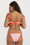 ORGANIC BASICS Play String Bikini Briefs • Marshmallow Pink/Red