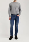 MUD JEANS Hank Mid Tapered  • Rustic Blue