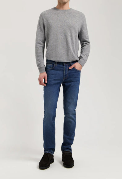 MUD JEANS Hank Mid Tapered  • Rustic Blue