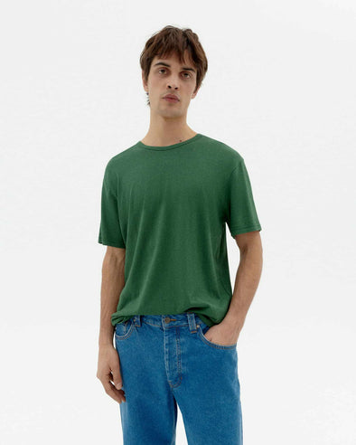 THINKING MU Hemp T-shirt • Dill