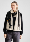 DEDICATED Rossberga Scarf • Long Cat Vanilla White