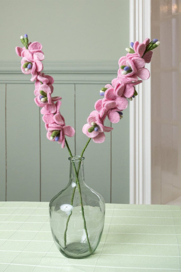 SJAAL MET VERHAAL • Ridderspoor Roze
