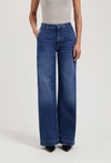 MUD JEANS June Mid Loose • Fresh Fade