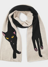 DEDICATED Rossberga Scarf • Long Cat Vanilla White