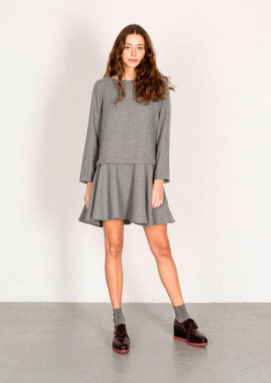 SUITE 13 Silbe Wool Dress • Grey