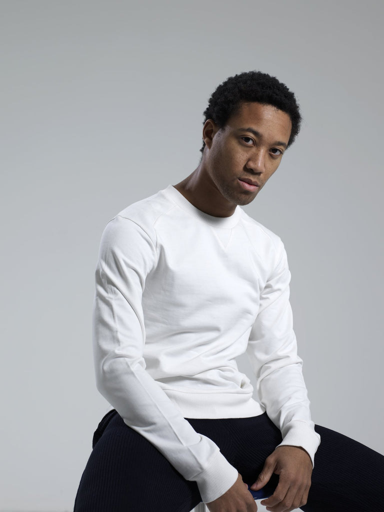 KABOOSH Faceless Men Sweater • White – HARVEST CLUB
