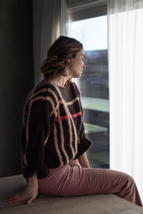 MADE BY VEST Elektra by Orfee Sweater • Chocolate