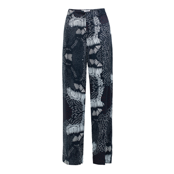 RHUMAA Reflection Printed Trousers • Printed Evening Blue