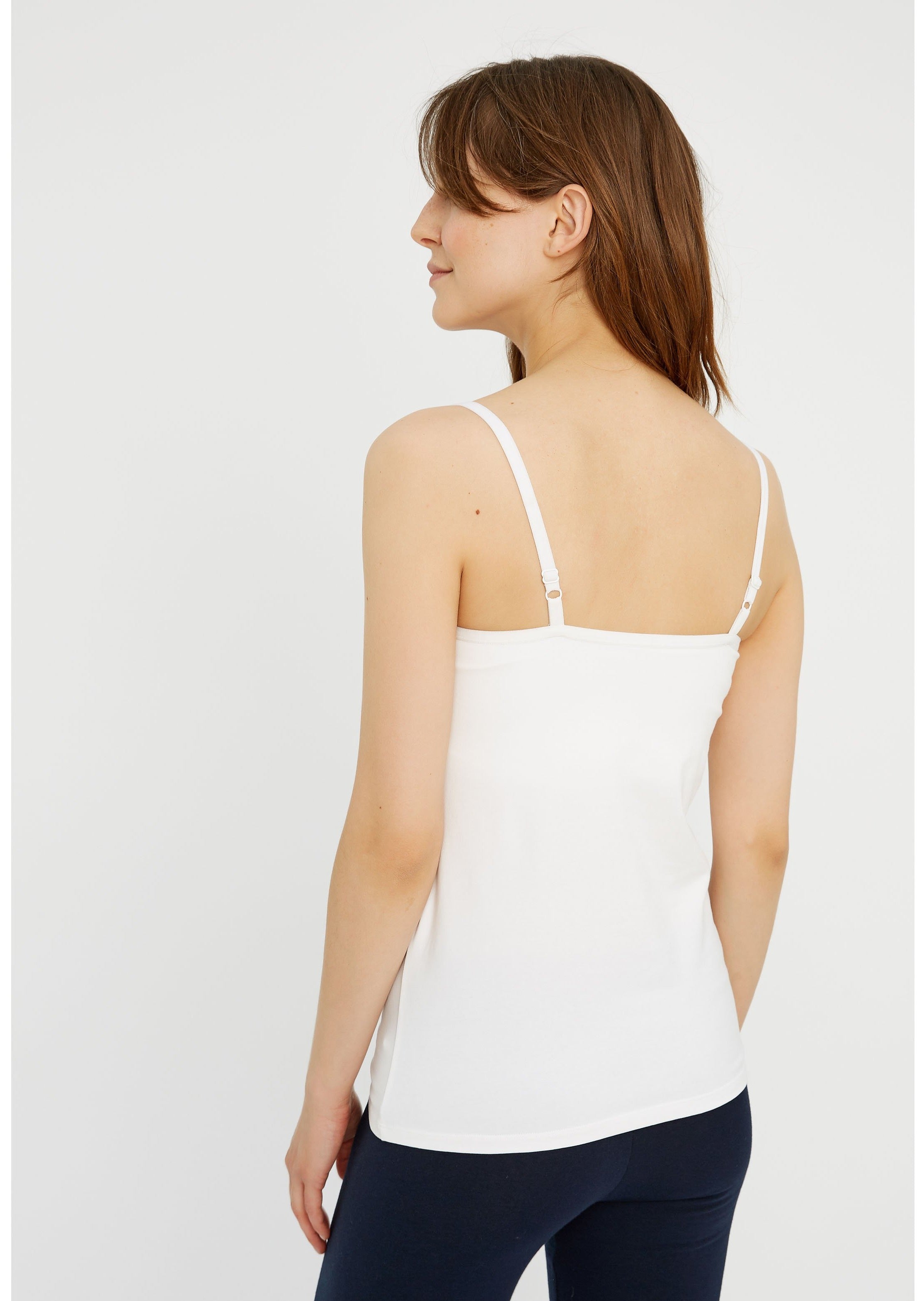 PEOPLE TREE Hidden Support Camisole • White – HARVEST CLUB