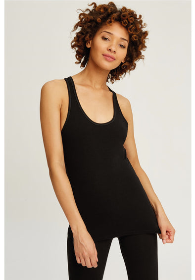 PEOPLE TREE  Yoga Vest • Black